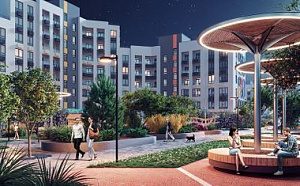 Парки и скверы на территории комплекса