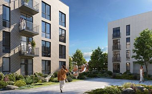 Парк с ландшафтным озеленением