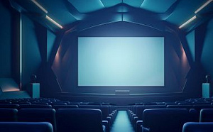 Лаунж-кинотеатр с бархатными креслами