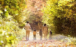 Благоустроенная тропа здоровья на горе у комплекса